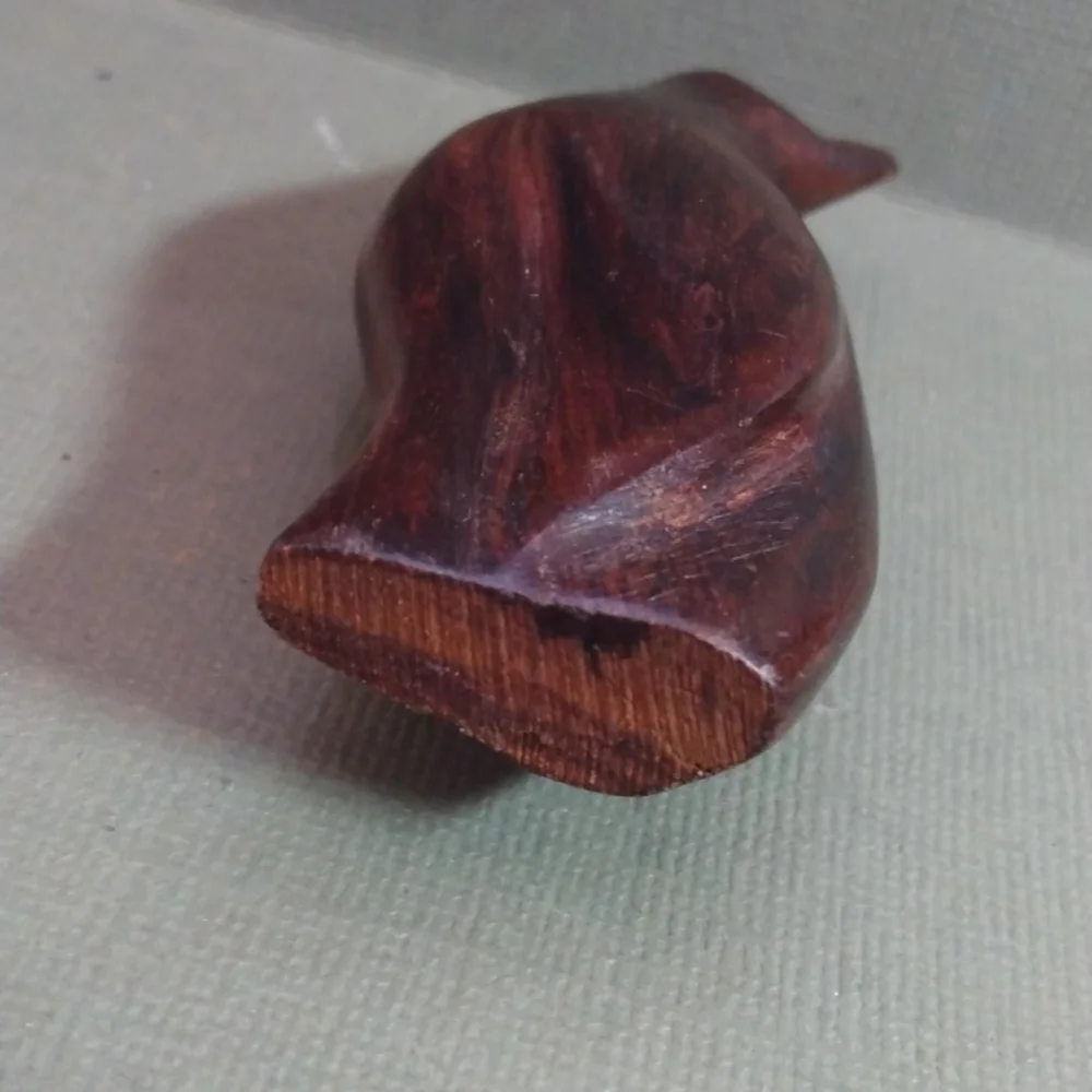 Wood penguin figurine